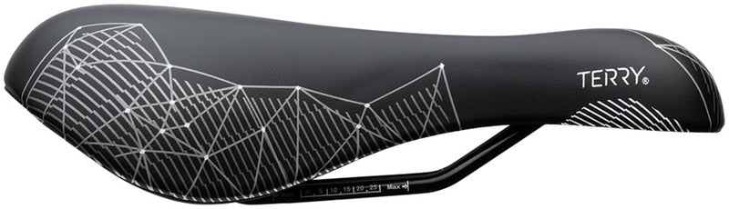 Load image into Gallery viewer, Terry Cite Y Gel Saddle - Steel, Prism White