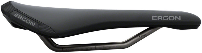 Load image into Gallery viewer, Ergon SMS Sport Saddle - TiNox XP, Black, Men's, Small/Medium