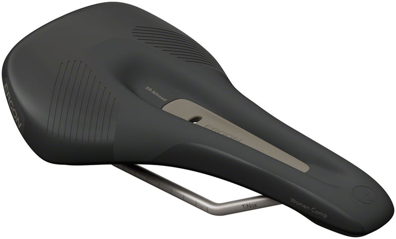 Load image into Gallery viewer, Ergon SR Allroad Comp Saddle - TiNox XP, Black, Women's, Small/Medium