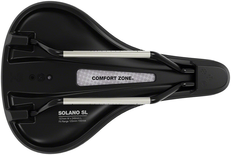 Load image into Gallery viewer, WTB Solano SL Medium Fusion Form Titanium Black Saddle MTB 216g Unisex Black