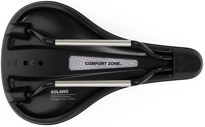 Load image into Gallery viewer, WTB Solano Medium Fusion Form Titanium Black Saddle MTB Unisex Black