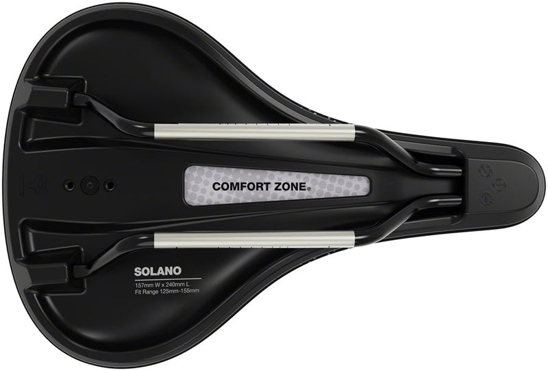 Load image into Gallery viewer, WTB Solano Wide Fusion Form Titanium Black Saddle MTB Unisex Black