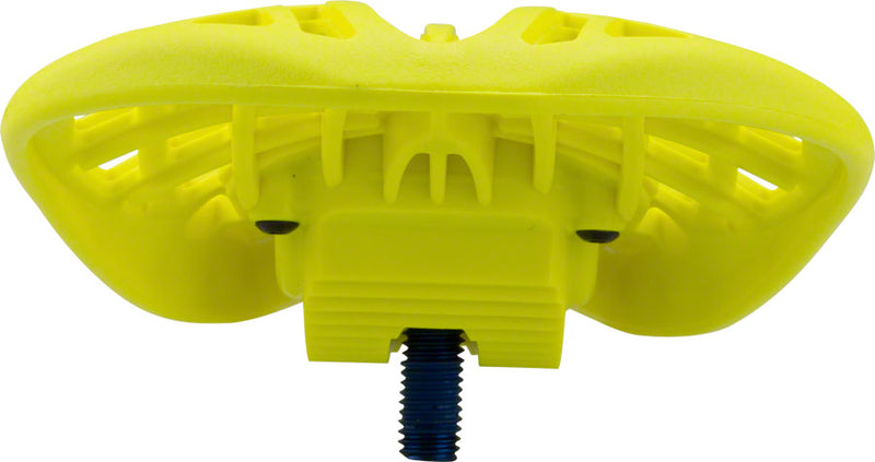 Load image into Gallery viewer, Tioga D-Spyder S-Spec BMX Seat - Neon Yellow 145mm Width Lightweight Pivotal