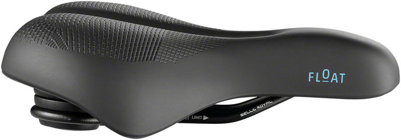 Load image into Gallery viewer, Selle Royal Float Saddle - Steel, Black, Relaxed