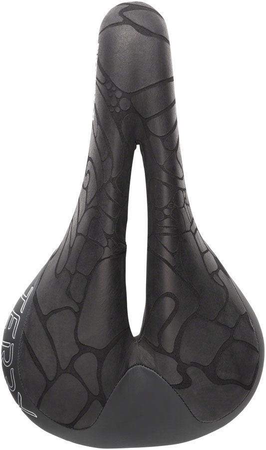Load image into Gallery viewer, Terry Butterfly Ti Saddle - Black 155mm Width Titanium Rails Women