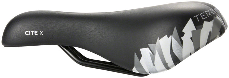 Load image into Gallery viewer, Terry Cite X Saddle - Black 175mm Width Synthetic Vinyl Cover Womens