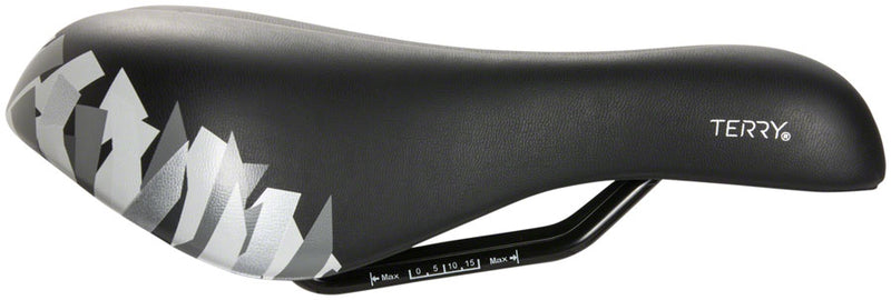 Load image into Gallery viewer, Terry Cite X Saddle - Black 175mm Width Synthetic Vinyl Cover Womens