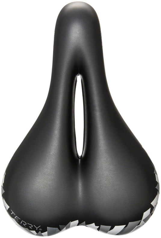 Terry Cite X Saddle - Black 175mm Width Synthetic Vinyl Cover Womens