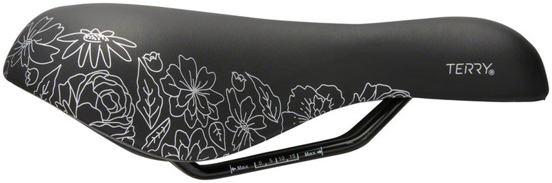Load image into Gallery viewer, Terry Cite X Gel Saddle - Black 173mm Width Chromoly Rails Womens