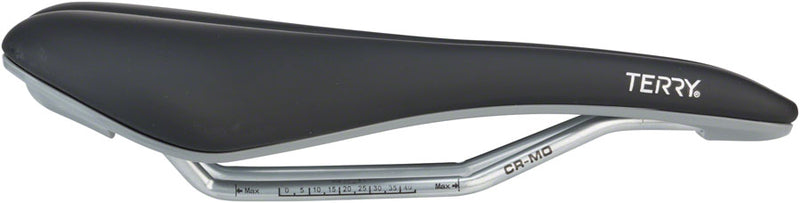 Load image into Gallery viewer, Terry Raven Saddle - Black 150mm Width Dura-tek Cover Chromoly Rails