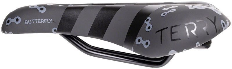 Load image into Gallery viewer, Terry Butterfly LTD Saddle - Black 155mm Width Manganese Rails Dura-tek