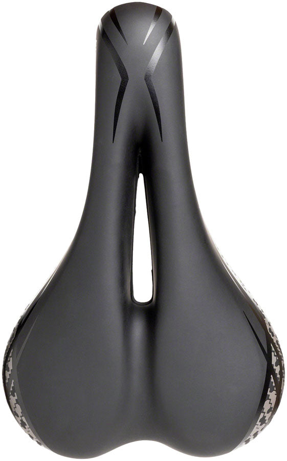 Load image into Gallery viewer, Terry Cite Y Gel Saddle - Black 165mm Width Chromoly Rails Mens