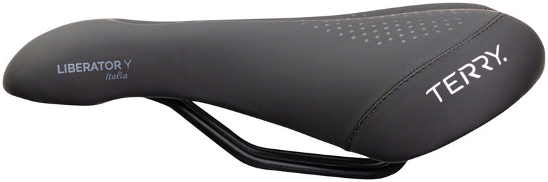 Load image into Gallery viewer, Terry Liberator Y Saddle - Steel, Black, Men's, Italia