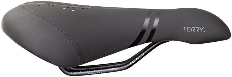 Load image into Gallery viewer, Terry Liberator Y Gel Saddle - Steel, Black, Men's, Italia