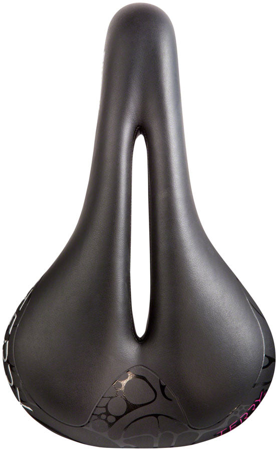 Load image into Gallery viewer, Terry Butterfly Chromoly Saddle - Black 155mm Width Chromoly Rails Womens
