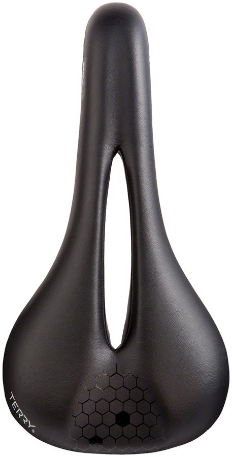 Load image into Gallery viewer, Terry Fly Chromoly Saddle - Black 140mm Width Chromoly Rails Mens
