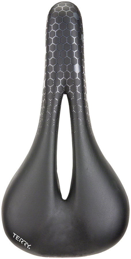 Load image into Gallery viewer, Terry Fly Ti Gel Saddle - Titanium, Black/Gray, Men's