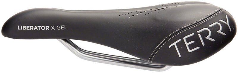 Load image into Gallery viewer, Terry Liberator X Gel Saddle - Black 163mm Width Steel Rails Womens