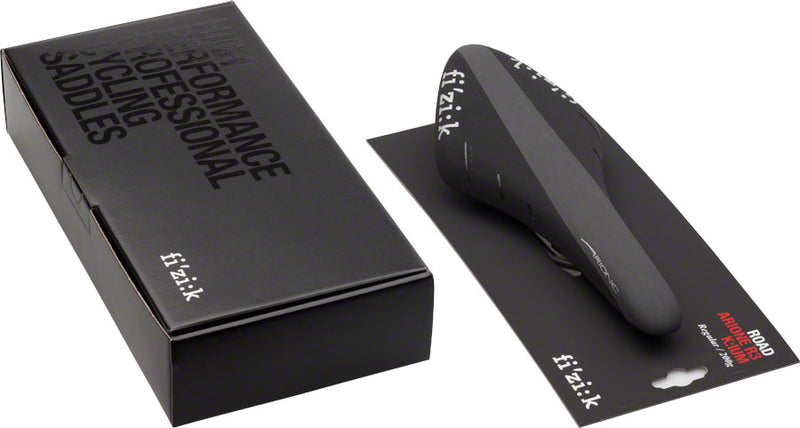 Load image into Gallery viewer, Fizik Arione R3 Saddle - Black 126mm Width Kium Rails Microtex Cover