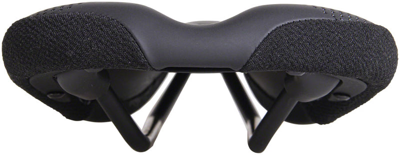 Load image into Gallery viewer, WTB Silverado Saddle - Black 280mm Width Titanium Rails Microfiber Cover
