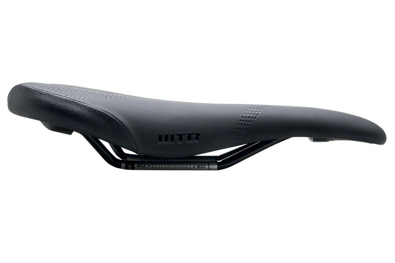Load image into Gallery viewer, WTB Silverado Saddle - Black 280mm Width Chromoly Rails Microfiber Cover