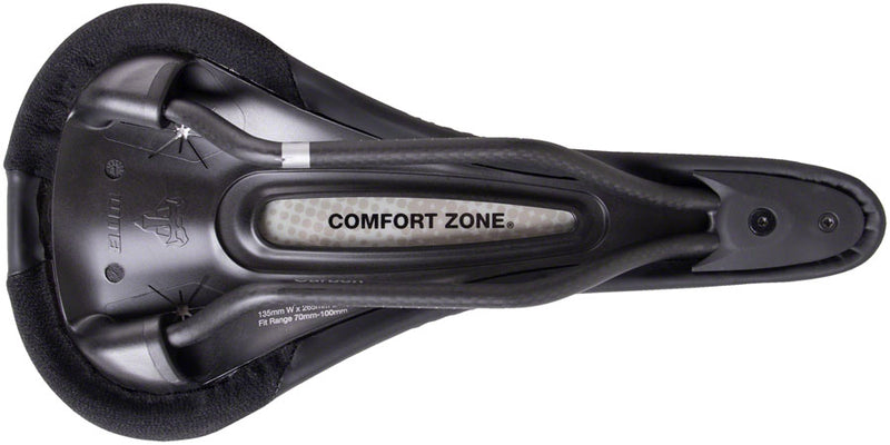 Load image into Gallery viewer, WTB Volt Saddle - Black 135mm Width Carbon Rails Microfiber Cover