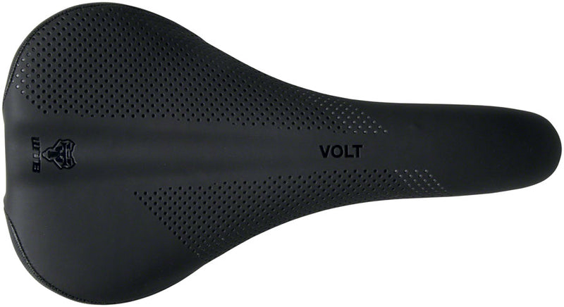 Load image into Gallery viewer, WTB Volt Saddle - Black 265mm Width Steel Rails Microfiber Cover