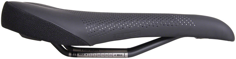 Load image into Gallery viewer, WTB Volt Saddle - Black 142mm Width Titanium Rails Microfiber Cover