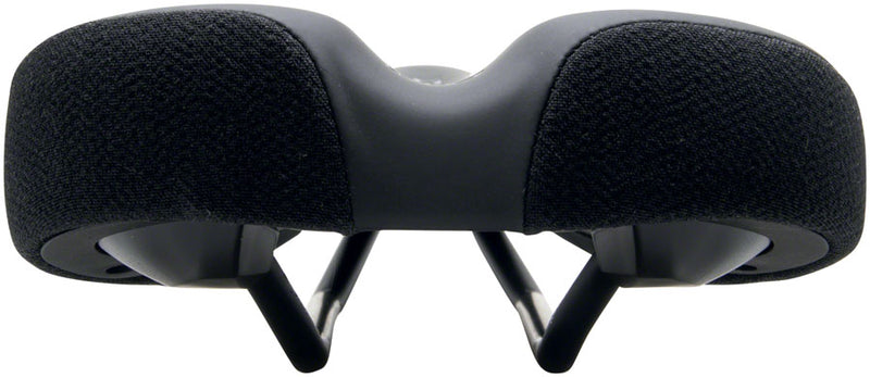 Load image into Gallery viewer, WTB Rocket Saddle - Black 130mm Width Titanium Rails Microfiber Cover