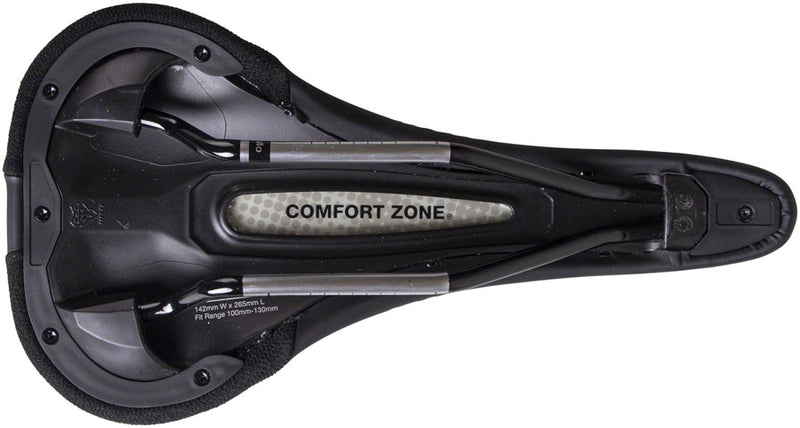 Load image into Gallery viewer, WTB Rocket Saddle - Black 265mm Width Chromoly Rails Microfiber Cover