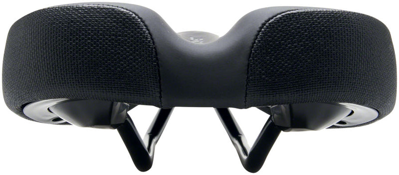 Load image into Gallery viewer, WTB Rocket Saddle - Black 2665mm Width Steel Rails Microfiber Cover