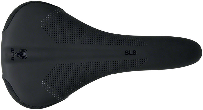 Load image into Gallery viewer, WTB SL8 Saddle - Black 142mm Width Chromoly Rails Lightweight Padding