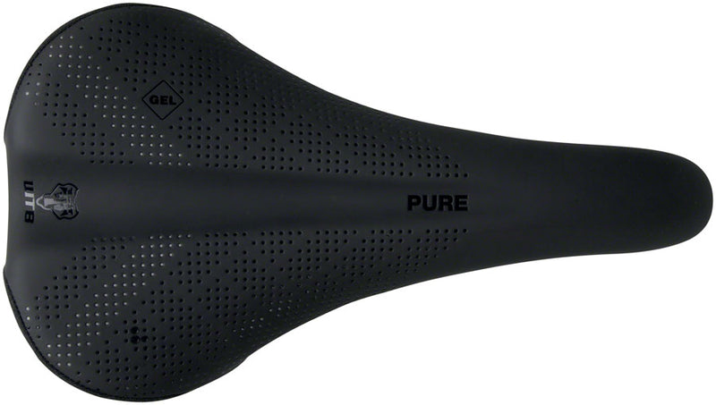 Load image into Gallery viewer, WTB Pure Saddle - Black 275mm Width Titanium Rails Lightweight Padding
