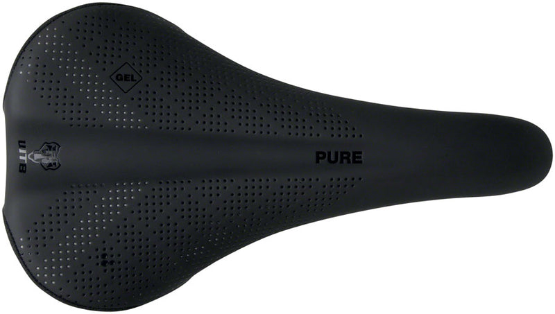 Load image into Gallery viewer, WTB Pure Saddle - Black 275mm Width Chromoly Rails Lightweight Padding
