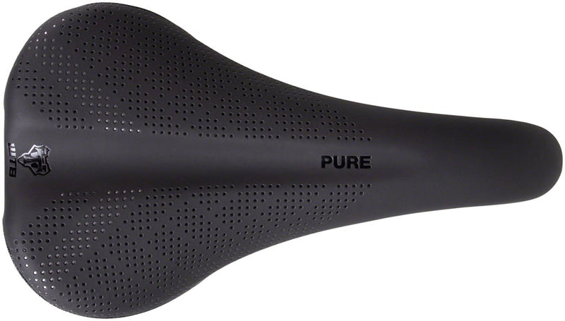Load image into Gallery viewer, WTB Pure Saddle - Black 275 Width Steel Rails Lightweight Padding