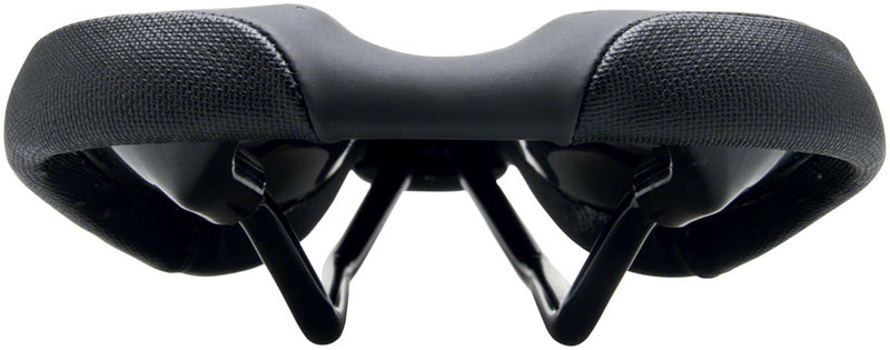 Load image into Gallery viewer, WTB Deva Saddle - Black 260mm Width Steel Rails Lightweight Padding