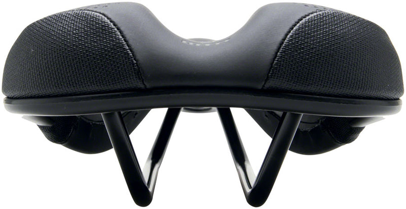 Load image into Gallery viewer, WTB Comfort Saddle - Black 255mm Width Steel Rails Lightweight Padding