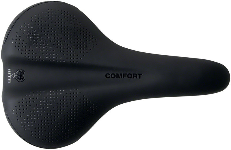 Load image into Gallery viewer, WTB Comfort Saddle - Black 270mm Width Steel Rails Lightweight Padding