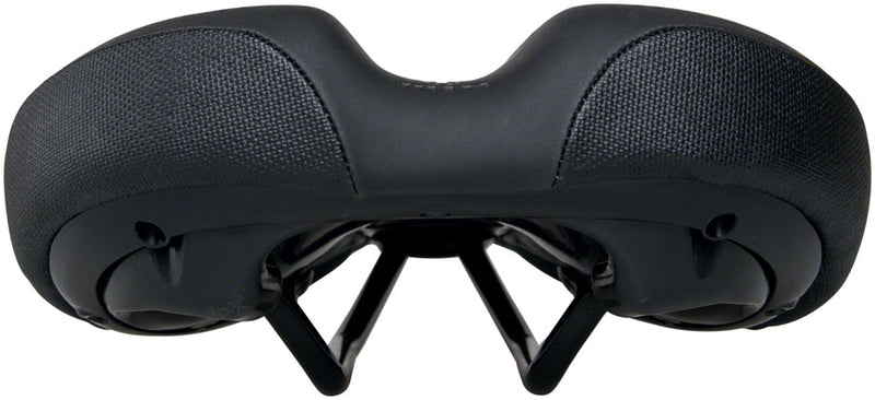 Load image into Gallery viewer, WTB Comfort Saddle - Black 270mm Width Steel Rails Lightweight Padding