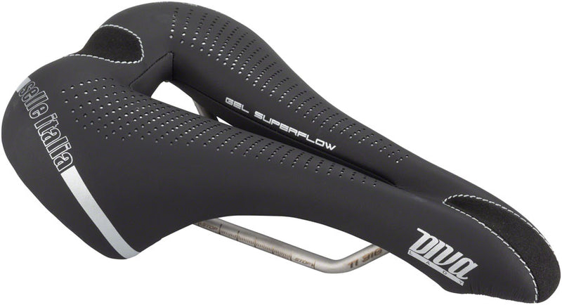 Load image into Gallery viewer, Selle-Italia-Diva-Gel-Superflow-Saddle-Seat-Universal-Mountain-Road-Hybrid-SA5112-Bicycle-Saddles