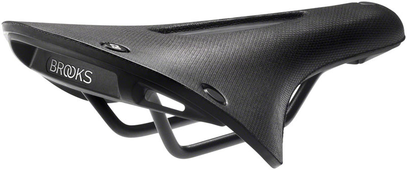 Load image into Gallery viewer, Brooks C19 Carved All Weather Saddle - Black 184mm Width Steel Rails