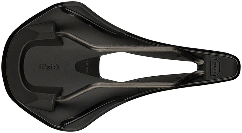 Load image into Gallery viewer, Fizik Vento Argo R1 Saddle - Black 140mm Width Carbon Rails Nylon Coating