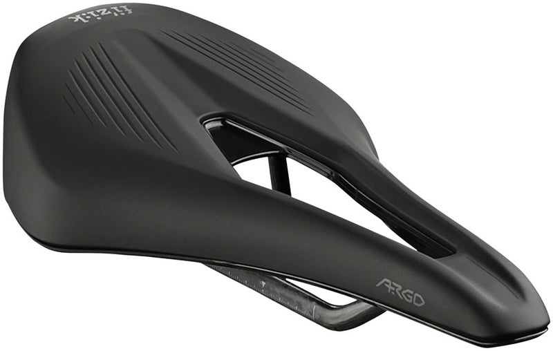 Load image into Gallery viewer, Fizik Vento Argo R1 Saddle - Black 150mm Width Carbon Rails Nylon Coating