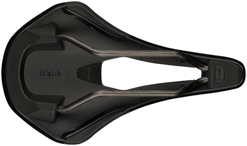 Load image into Gallery viewer, Fizik Vento Argo R1 Saddle - Black 150mm Width Carbon Rails Nylon Coating