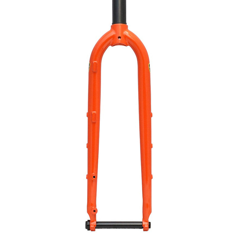 Load image into Gallery viewer, Soma Wolverine Unicrown TA CX Fork, 700c 1-1/8" Pumpkin Ora