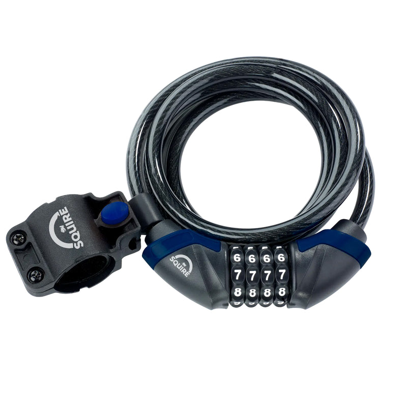 Load image into Gallery viewer, Squire Kilda Combi (12/1800) Cable Lock, 1800mm, Black