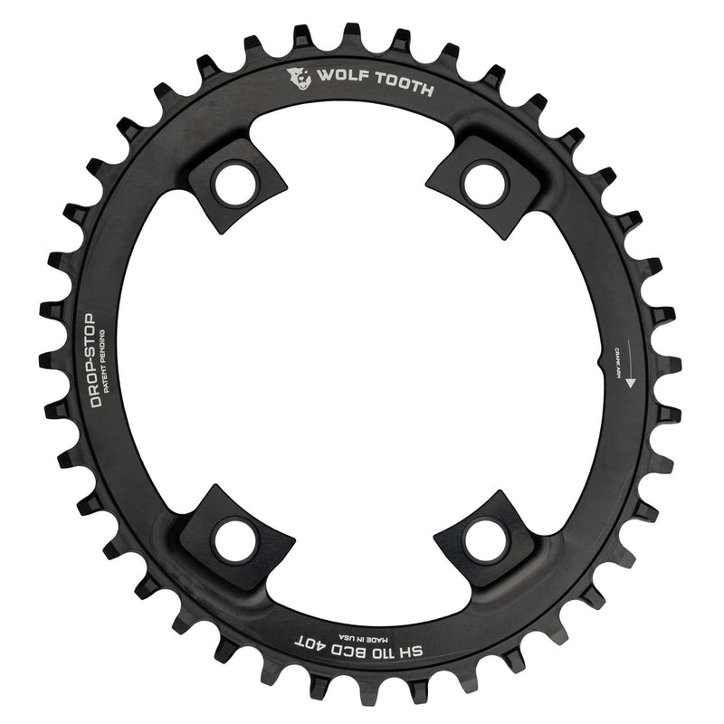 Load image into Gallery viewer, Wolf-Tooth-Elliptical-Shimano-110-Asymmetric-BCD-Chainrings-Chainrings-CR0634