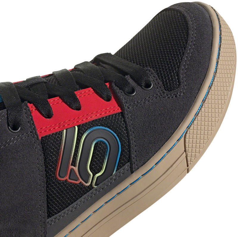 Load image into Gallery viewer, Five Ten Freerider Flat Shoes - Men's, Core Black/Carbon/Pulse Lime, 14