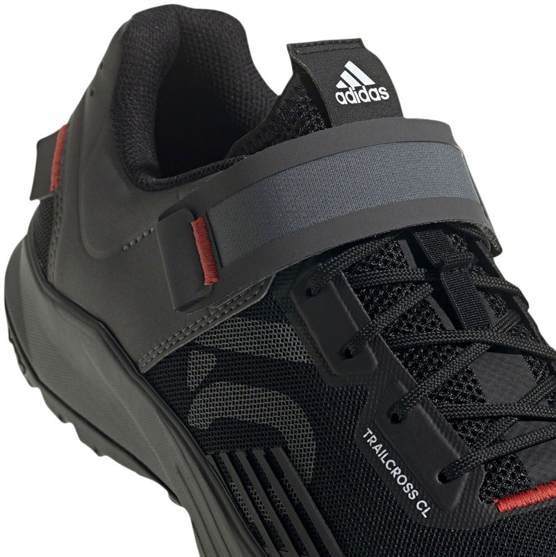 Load image into Gallery viewer, Five Ten Trailcross Mountain Clipless Shoes - Men's, Core Black/Gray Three/Red, 6.5