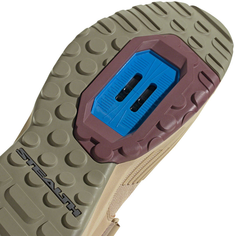 Load image into Gallery viewer, Five Ten Trailcross Mountain Clipless Shoes - Men's, Beige Tone/Blue Rush/Orbit Green, 6